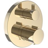 Laufen City Therm bateria wannowo-prysznicowa podtynkowa złota HF905475463000