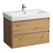 Laufen Base 2.0 szafka 82x44,5x51,5 cm podumywalkowa wisząca dąb H4113021082671