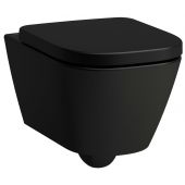 Laufen Meda miska WC wisząca ze spłukiwaniem wirowym czarny mat H8201107160001