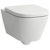 Laufen Meda miska WC wisząca bez kołnierza ze spłukiwaniem wirowym biały mat H8201107570001