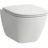 Laufen Lua miska WC z deską wolnoopadającą wisząca bez kołnierza biały połysk H8660800000001