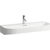 Laufen Sonar umywalka 100x42 cm półokrągła ścienna biała H8103470001041