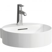 Laufen Val umywalka 42,5x40 cm okrągła ścienna-meblowa biała H8112810001041