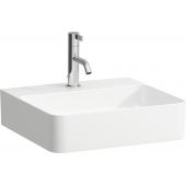 Laufen Val umywalka 45x42 cm prostokątna ścienna-nablatowa biała H8162804001041