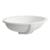 Laufen Savoy umywalka 50x41 cm owalna podblatowa biały mat H8189427571091