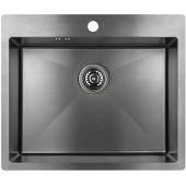 Laveo Marmara zlewozmywak stalowy 59x51 cm SAM510T