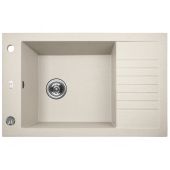 Laveo Pionier zlewozmywak granitowy 78x50 cm beżowy SBR413T