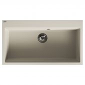 Laveo Tau zlewozmywak granitowy 90x50 cm beżowy SBT4109