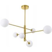 Light Prestige Dorado lampa podsufitowa 6x40W złoty/biały LP-002/6P