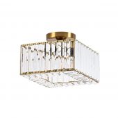 Light Prestige Vetro lampa podsufitowa 1x15 W złota LP-2910/1C GD square