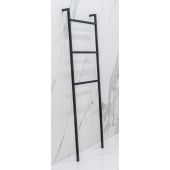 LaVita Bohol wieszak na ręcznik 45x144 cm stojący czarny mat