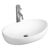 LaVita Barco umywalka 65x42 cm nablatowa biały połysk