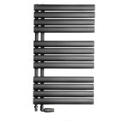 Luxrad Flag Bis grzejnik łazienkowy 81,6x50 cm grafit struktura FLA816500S007