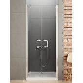 New Trendy New Soleo drzwi prysznicowe 90 cm uchylne chrom połysk/szkło przezroczyste D-0125A