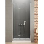 New Trendy New Soleo drzwi prysznicowe 100 cm składane lewe chrom połysk/szkło przezroczyste D-0135A