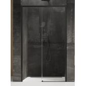 New Trendy Prime Black drzwi prysznicowe 110 cm rozsuwane lewe czarny mat/szkło przezroczyste D-0318A