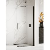 New Trendy Smart Black ścianka prysznicowa walk-in 140 cm czarny mat/szkło przezroczyste EXK-4195