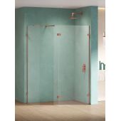 New Trendy Eventa Copper Shine ścianka prysznicowa walk-in 140 cm miedź połysk/szkło przezroczyste EXK-6558
