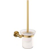 Omnires Modern Project szczotka toaletowa wisząca złoto szczotkowane MP60620GLB