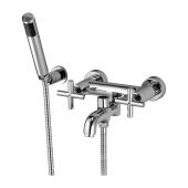 Omnires Modern bateria wannowo-prysznicowa ścienna chrom C304CR