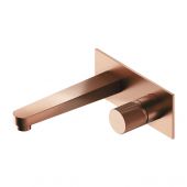 Omnires Contour bateria umywalkowa podtynkowa miedź szczotkowana CT8015CPB
