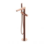 Omnires Contour bateria wannowo-prysznicowa wolnostojąca miedź szczotkowana CT8033CPB
