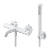 Omnires Y bateria wannowo-prysznicowa ścienna biały mat Y1231WM