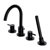 Omnires Y bateria wannowo-prysznicowa nawannowa czarna Y1232BL