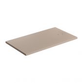 Omnires Aquarock brodzik prostokątny z maskownicą 140x90 cm dune beige mat AQUAROCK90-140DB