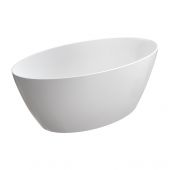 Omnires M+ Siena wanna wolnostojąca 161x81 cm biały połysk SIENAWWBP