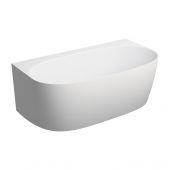 Omnires Valencia M+ wanna wolnostojąca 158x86 cm przyścienna biały mat  VALENCIAWPBM