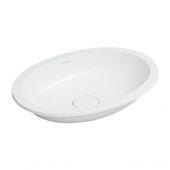 Omnires Shell M+ umywalka 48x31 cm owalna podblatowa biały mat SHELL480UPBM