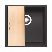 Pyramis Tetragon komora podwieszana 40x40 cm czarny 070229811D