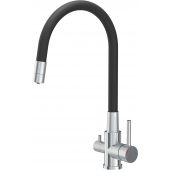 Quadron Agnes bateria kuchenna do filtra wody stojąca stal 52141BS