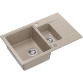 Quadron Peter 156 zlewozmywak 78x50 cm GraniteQ wpuszczany pearl beige HCQP57850BEZP