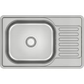 Quadron Eddie 111 SteelQ zlewozmywak stalowy 66x42 cm wpuszczany satyna HD111SAT6642
