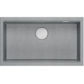 Quadron Logan 110 zlewozmywak 76x45 cm Graniteq jasnoszary/stalowy HQD7644U5_BS_U