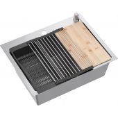 Quadron Luke zlewozmywak z akcesoriami 58x45 cm ZH5845BS