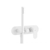 Ravak Eleganta bateria wannowo-prysznicowa podtynkowa biały mat X070263