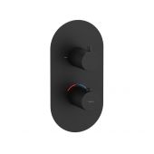 Ravak Espirit bateria wannowo-prysznicowa podtynkowa z termostatem czarna X070286