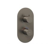 Ravak Espirit bateria wannowo-prysznicowa podtynkowa z termostatem grafit szczotkowany X070326