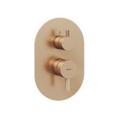 Ravak Espirit bateria wannowo-prysznicowa podtynkowa różowe złoto szczotkowane X070362