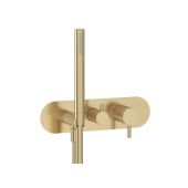 Ravak Espirit bateria wannowo-prysznicowa podtynkowa złota X070606