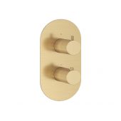 Ravak Espirit bateria wannowo-prysznicowa podtynkowa z termostatem złota X070610