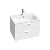 Ravak Chrome szafka 70x49x50 cm podumywalkowa wisząca biała uchwyt biały X000001777