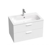 Ravak Chrome szafka 80x49x50 cm podumywalkowa wisząca biała uchwyt biały X000001778