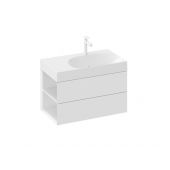 Ravak Lite szafka 80x45x43 cm podumywalkowa wisząca biała X000001873