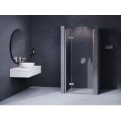 Ravak SmartLine SMSD2-120 A-L drzwi prysznicowe 120 cm uchylne lewe chrom/szkło przezroczyste 0SLGAA00Z1