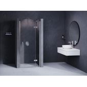 Ravak SmartLine SMSD2-110 A-P drzwi prysznicowe 110 cm uchylne prawe chrom/szkło przezroczyste 0SPDAA00Z1