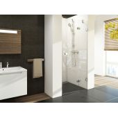 Ravak Brillant BSD2-100 P drzwi prysznicowe 100 cm wnękowe prawe chrom/szkło przezroczyste 0UPAAA00Z1